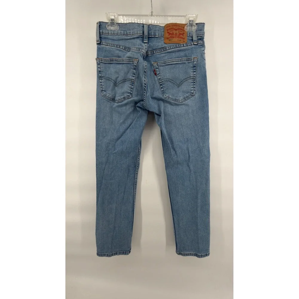 Levi's 511 Slim Fit‎ Jeans Mens 30x30 Light Wash Stretch Denim